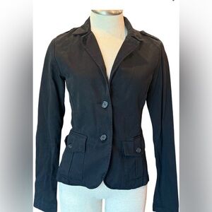 JAMES PERSE Women's Black Button-Up Blazer Jacket.  SIZE 3 (medium)